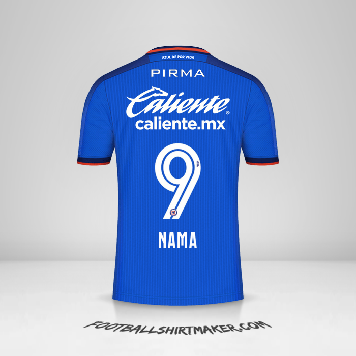 Jersey Cruz Azul 2023/2024 -  nama - 9