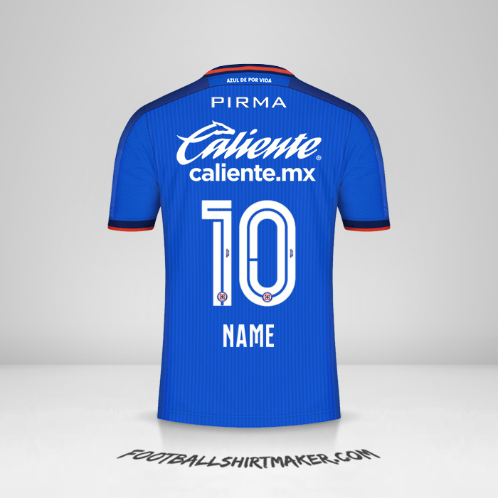 Trikot Cruz Azul 2023/2024 -  name - 10