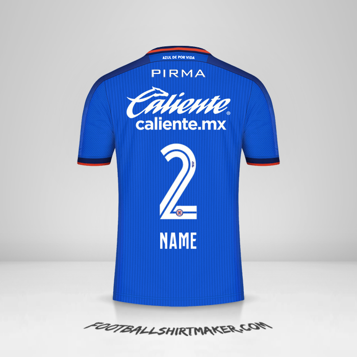 Trikot Cruz Azul 2023/2024 -  name - 2