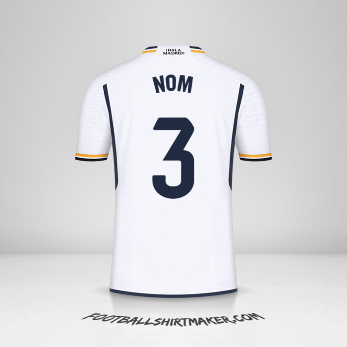 Maillot Real Madrid CF 2023/2024 -  nom - 3