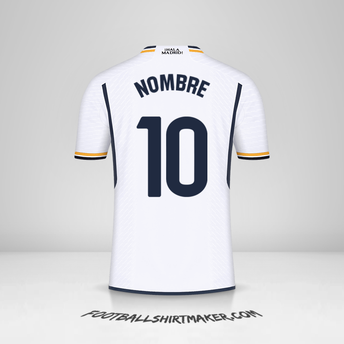 Camiseta Real Madrid CF 2023/2024 -  nombre - 10