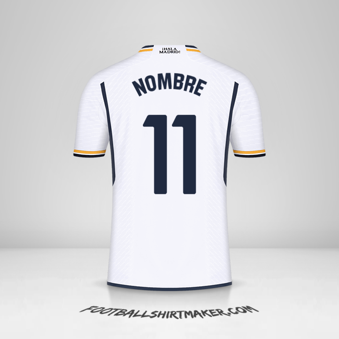 Camiseta Real Madrid CF 2023/2024 -  nombre - 11
