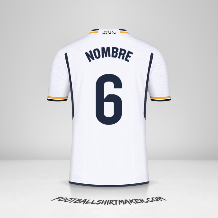 Camiseta Real Madrid CF 2023/2024 -  nombre - 6