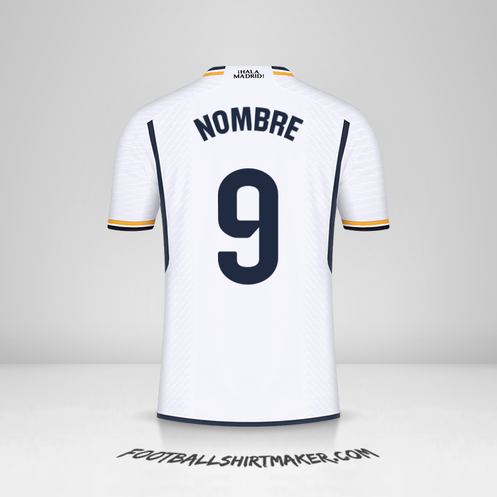 Jersey Real Madrid CF 2023/2024 -  nombre - 9