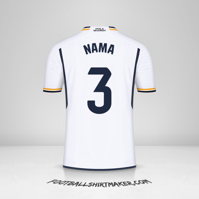 Jersey Real Madrid CF 2023/2024 -  nama - 3
