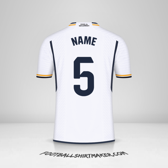 Trikot Real Madrid CF 2023/2024 -  name - 5