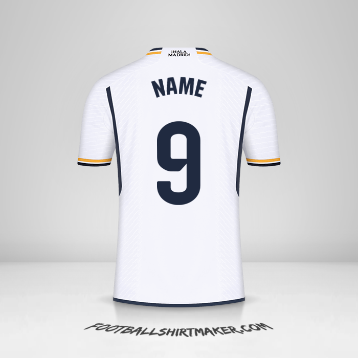 Jersey Real Madrid CF 2023/2024 -  name - 9