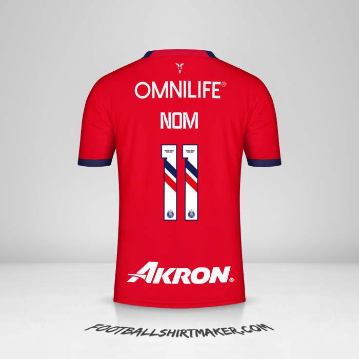 Maillot Guadalajara 2023/2024 -  nom - 11