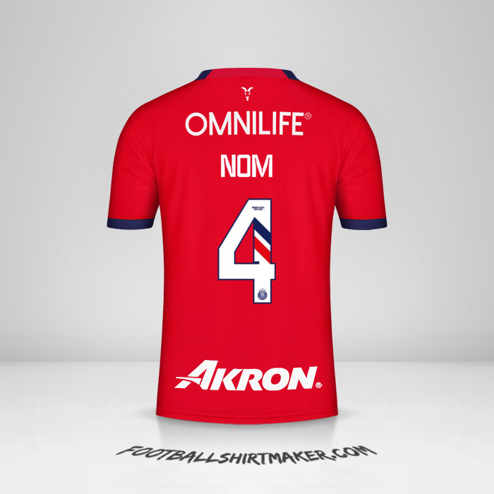 Maillot Guadalajara 2023/2024 -  nom - 4