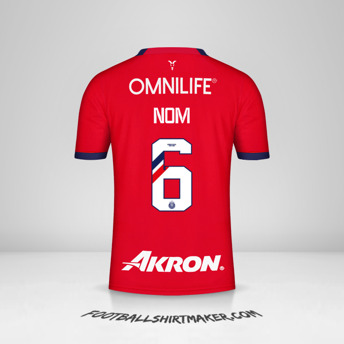 Maillot Guadalajara 2023/2024 -  nom - 6