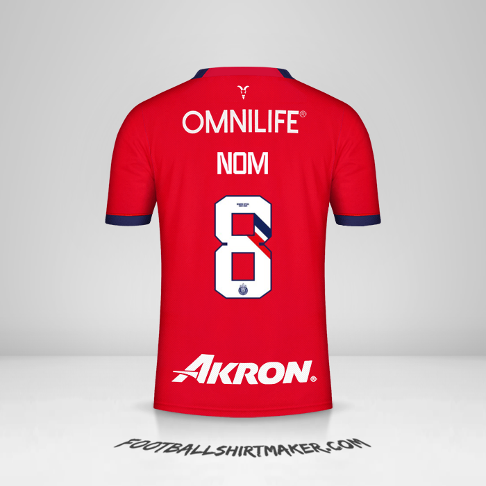 Maillot Guadalajara 2023/2024 -  nom - 8