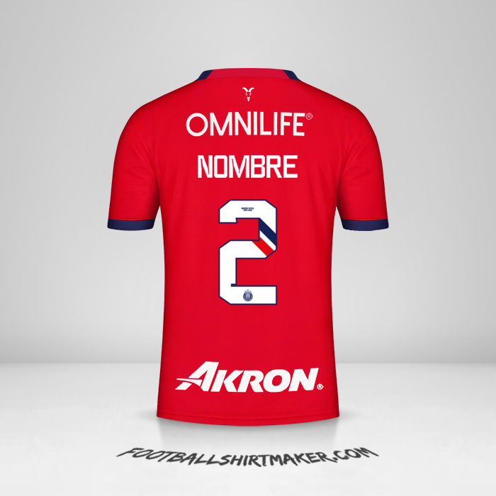 Jersey Guadalajara 2023/2024 -  nombre - 2