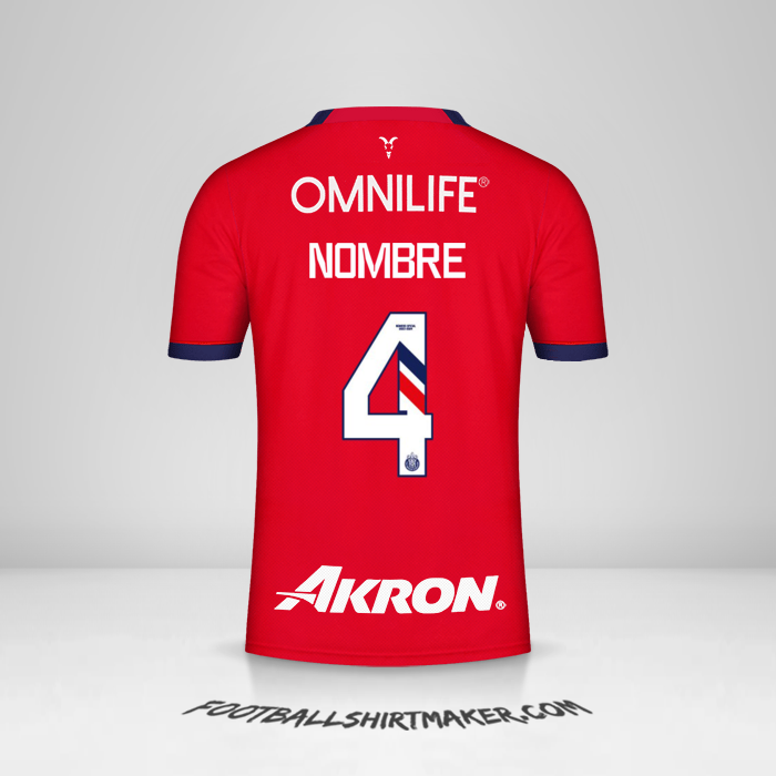 Jersey Guadalajara 2023/2024 -  nombre - 4