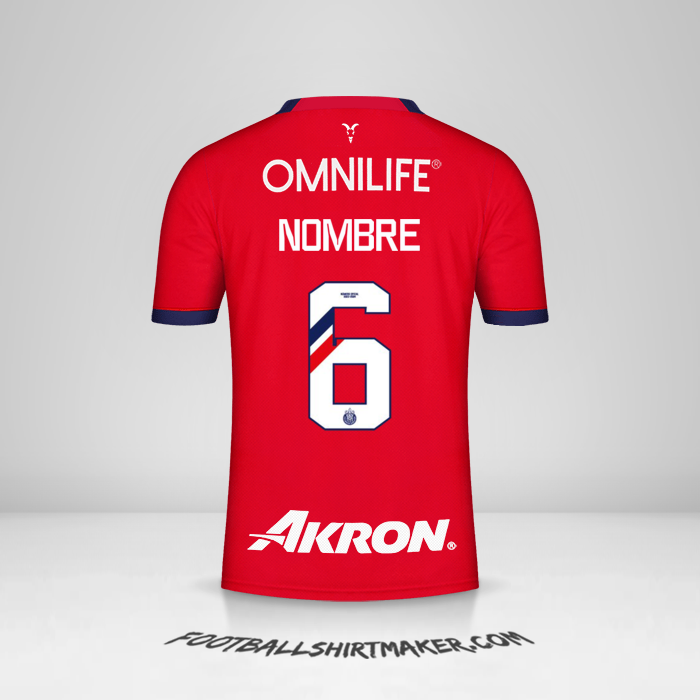 Camiseta Guadalajara 2023/2024 -  nombre - 6