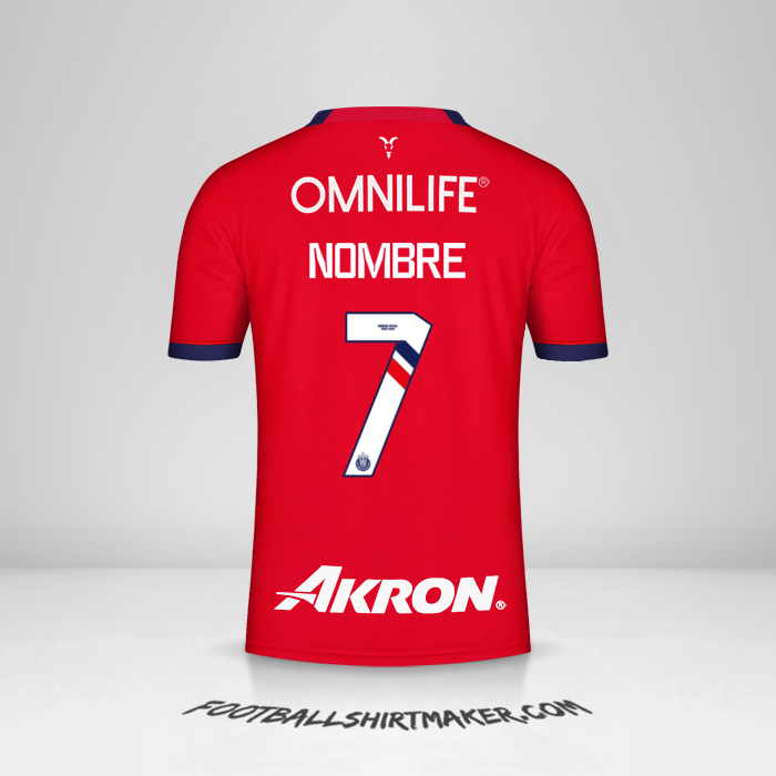 Jersey Guadalajara 2023/2024 -  nombre - 7