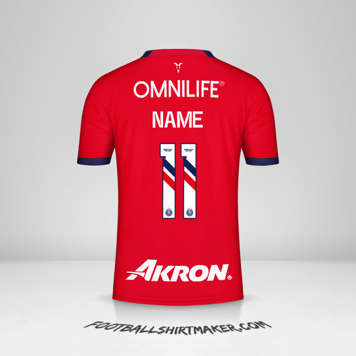 Jersey Guadalajara 2023/2024 -  name - 11