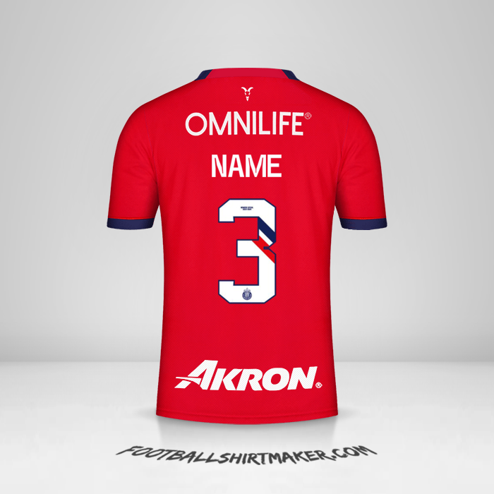 Jersey Guadalajara 2023/2024 -  name - 3