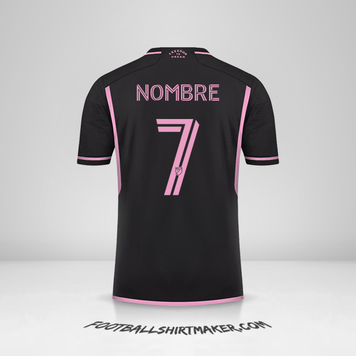 Camiseta Inter Miami 2023/2024 Visita -  nombre - 7
