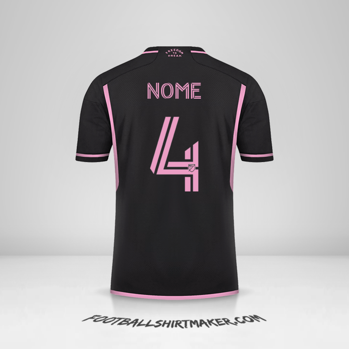 Camisa Inter Miami 2023/2024 Alternativa -  nome - 4