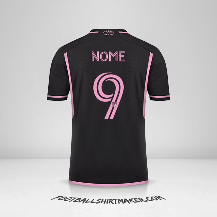 Maglia Inter Miami 2023/2024 Seconda -  nome - 9