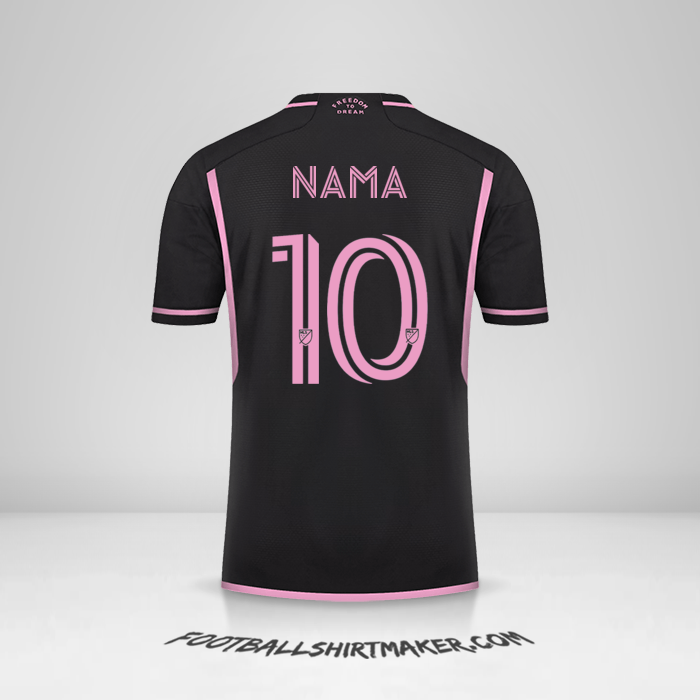 Jersey Inter Miami 2023/2024 Alternatif -  nama - 10