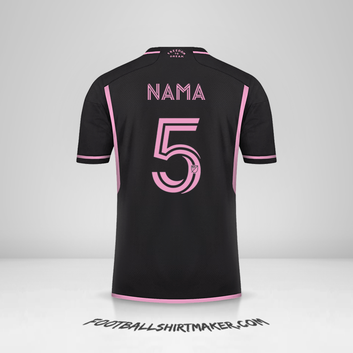 Jersey Inter Miami 2023/2024 Alternatif -  nama - 5