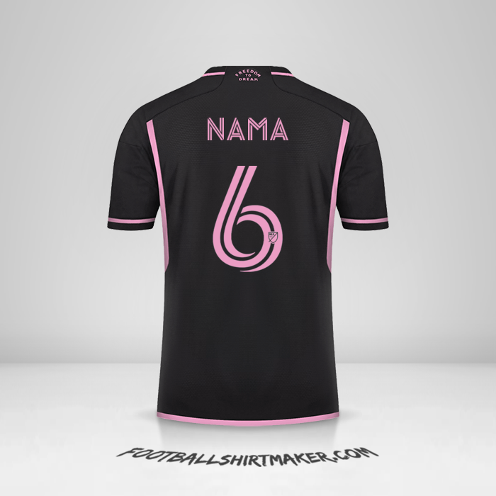 Jersey Inter Miami 2023/2024 Alternatif -  nama - 6