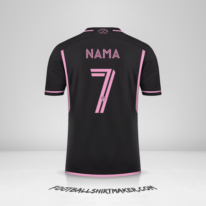 Jersey Inter Miami 2023/2024 Alternatif -  nama - 7