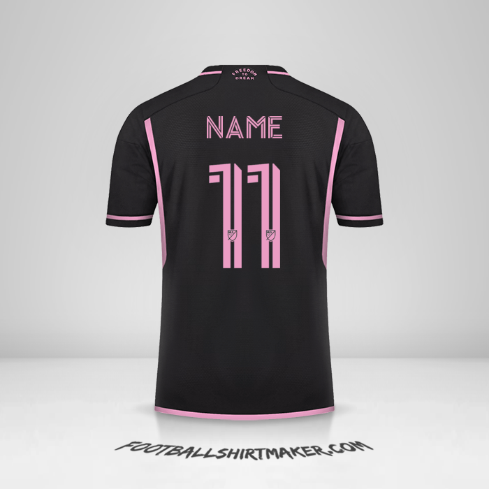 Shirt Inter Miami 2023/2024 Away -  name - 11
