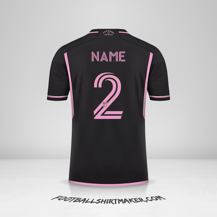 Trikot Inter Miami 2023/2024 Auswärts -  name - 2