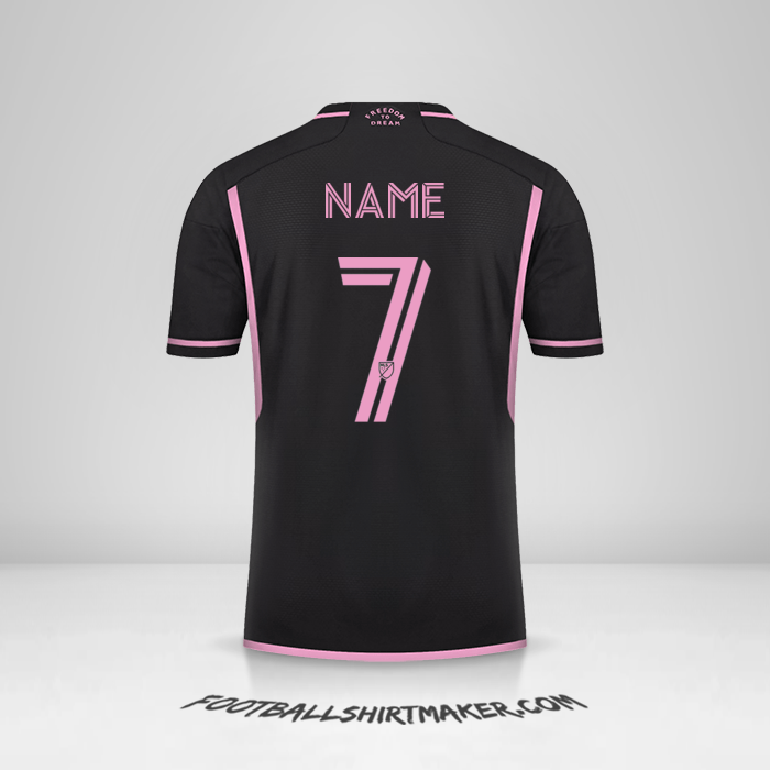 Trikot Inter Miami 2023/2024 Auswärts -  name - 7