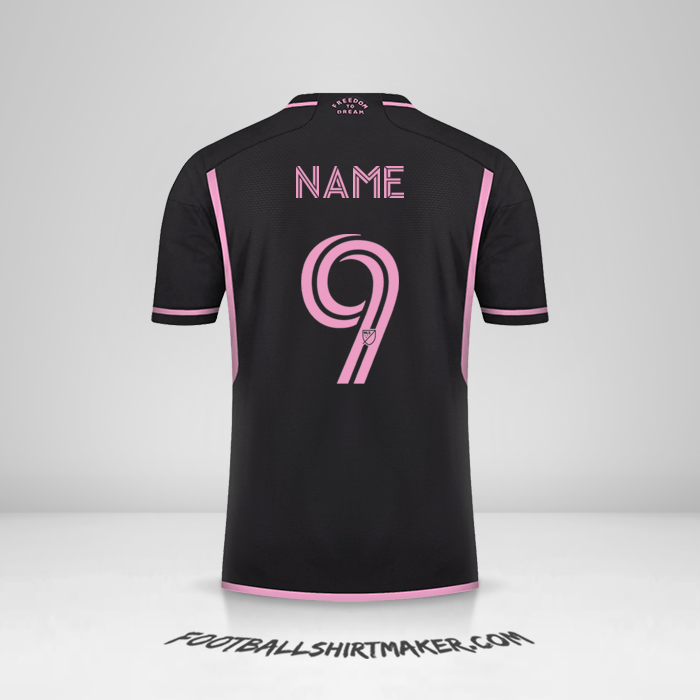 Jersey Inter Miami 2023/2024 Away -  name - 9