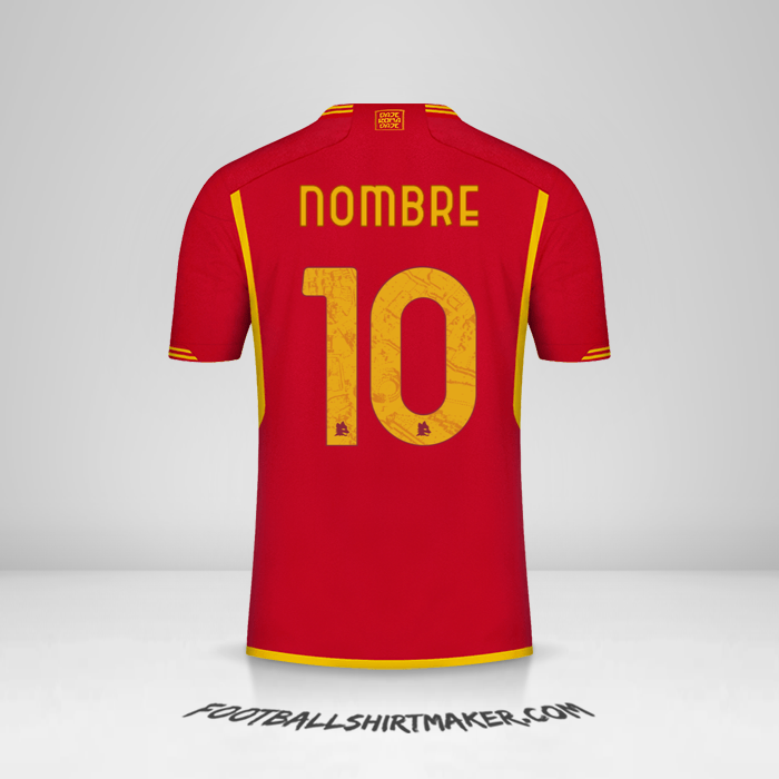 Jersey AS Roma 2023/2024 -  nombre - 10