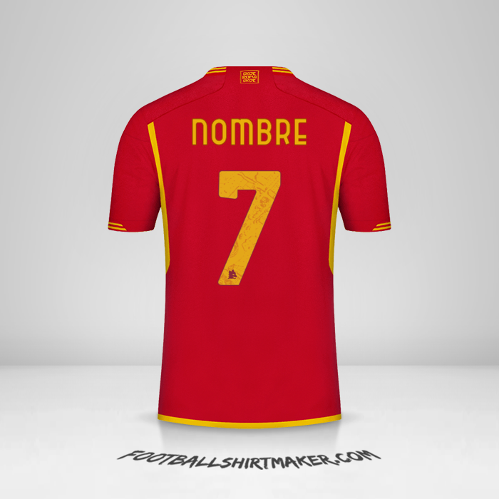 Jersey AS Roma 2023/2024 -  nombre - 7