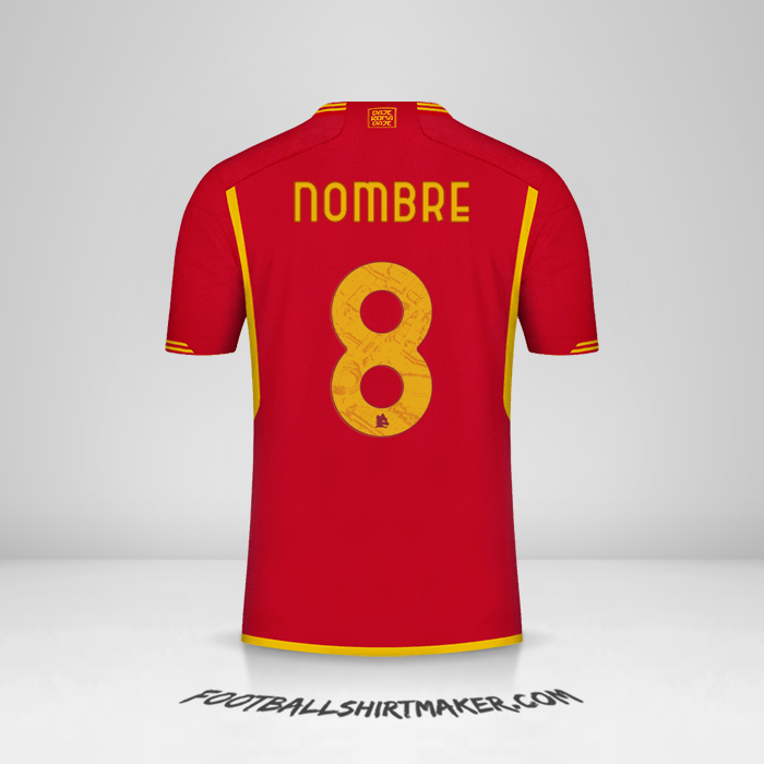 Jersey AS Roma 2023/2024 -  nombre - 8