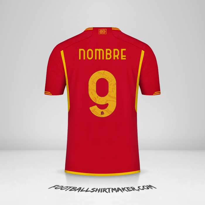 Jersey AS Roma 2023/2024 -  nombre - 9