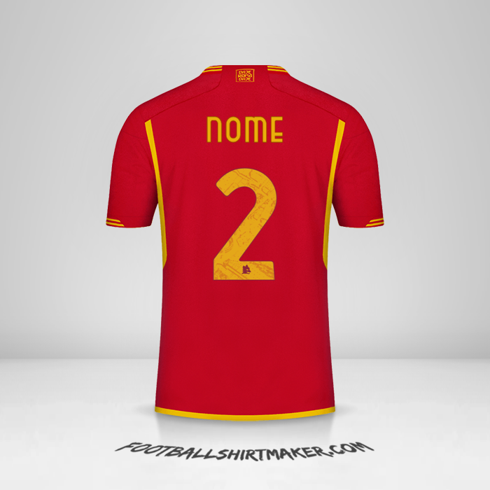 Maglia AS Roma 2023/2024 -  nome - 2