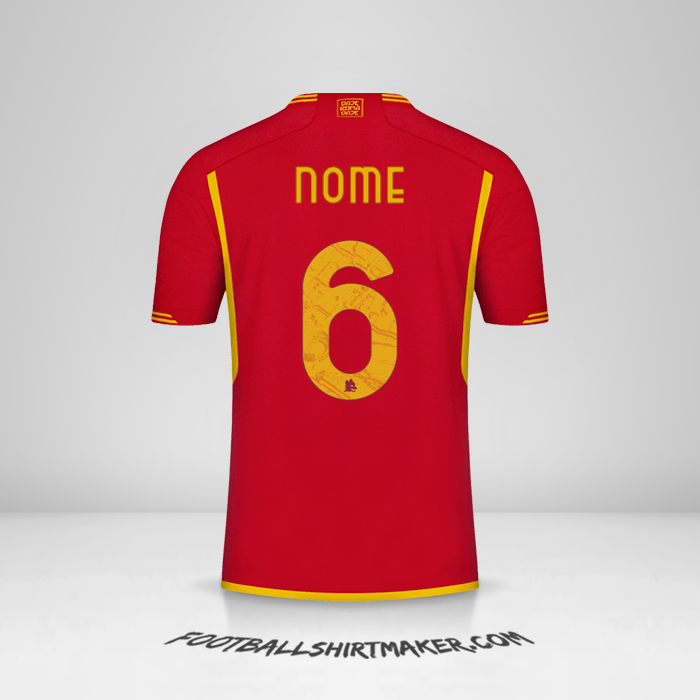 Camisa AS Roma 2023/2024 -  nome - 6