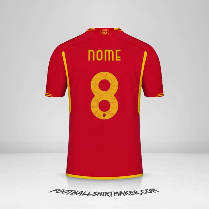 Maglia AS Roma 2023/2024 -  nome - 8
