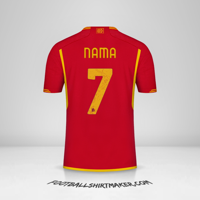 Jersey AS Roma 2023/2024 -  nama - 7