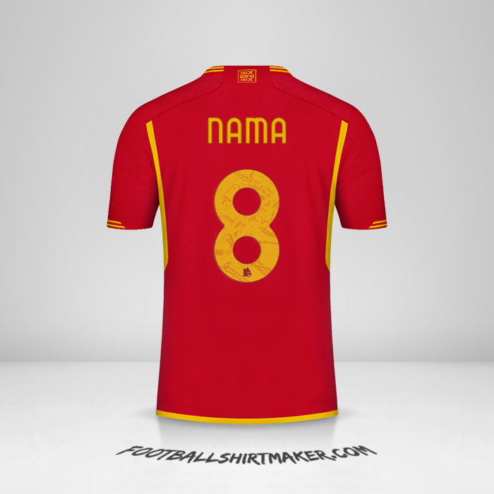 Jersey AS Roma 2023/2024 -  nama - 8