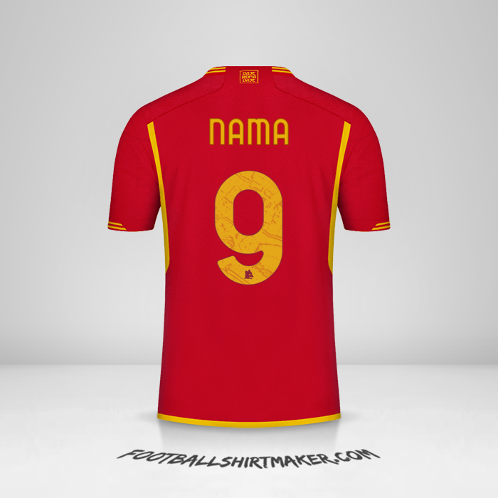 Jersey AS Roma 2023/2024 -  nama - 9