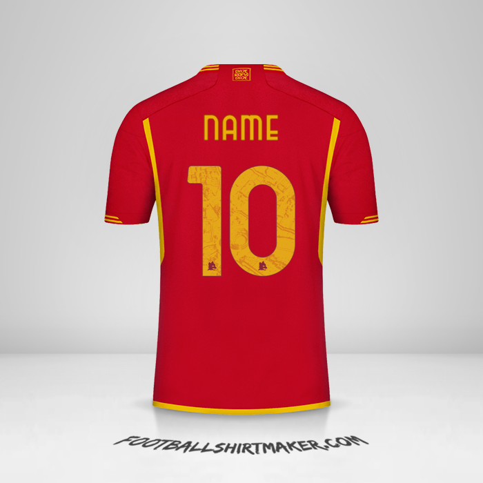 Jersey AS Roma 2023/2024 -  name - 10