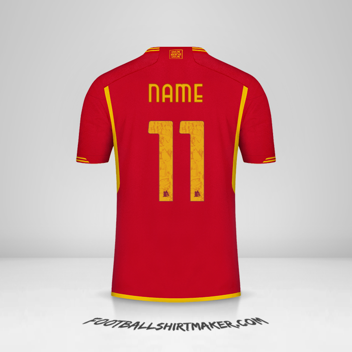 Jersey AS Roma 2023/2024 -  name - 11