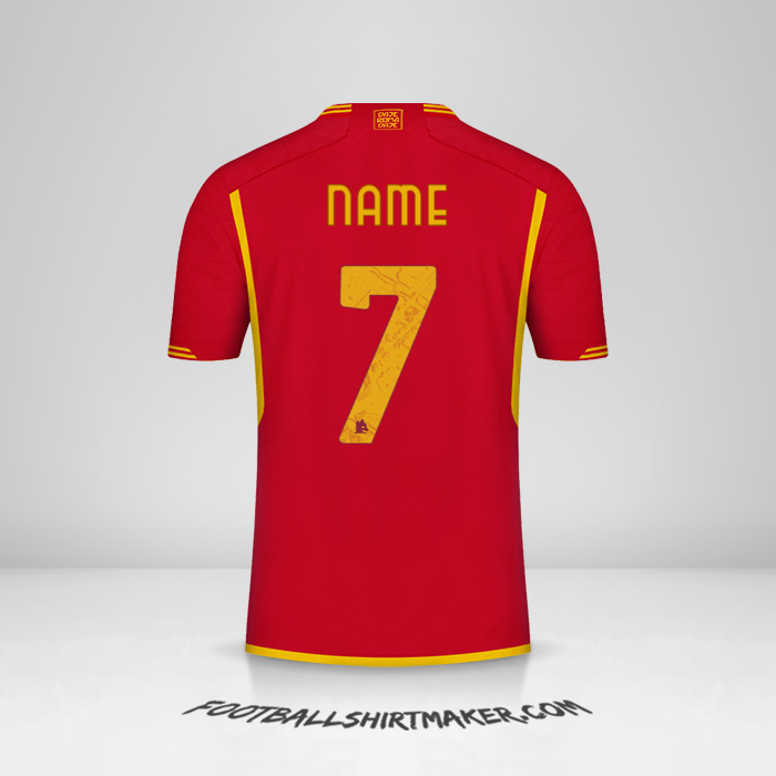 Trikot AS Roma 2023/2024 -  name - 7