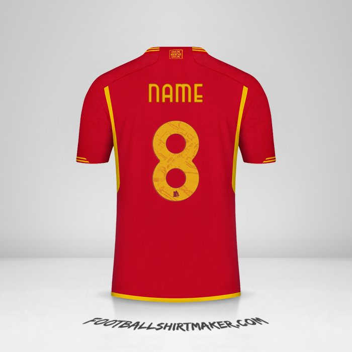 Jersey AS Roma 2023/2024 -  name - 8