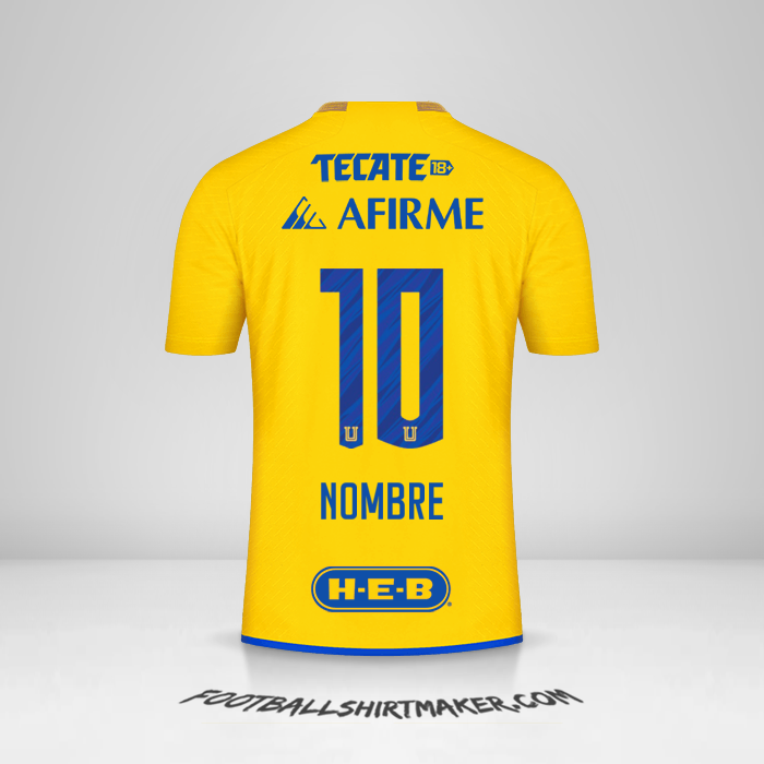 Camiseta Tigres UANL 2023/2024 -  nombre - 10