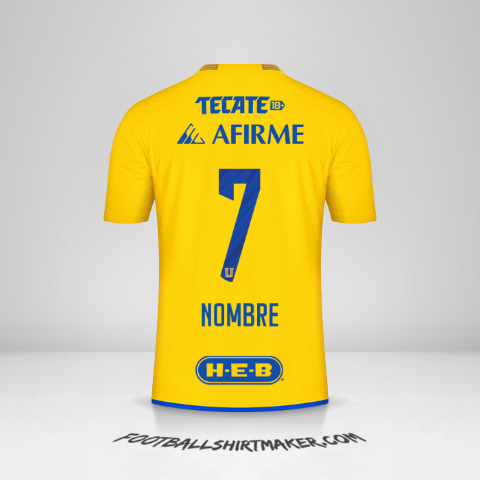 Jersey Tigres UANL 2023/2024 -  nombre - 7