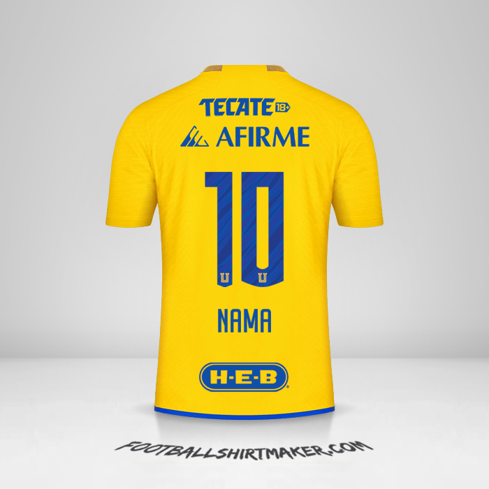 Jersey Tigres UANL 2023/2024 -  nama - 10