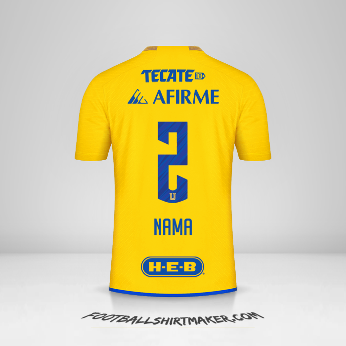 Jersey Tigres UANL 2023/2024 -  nama - 2
